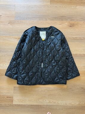 TRUST Quilted Black Lightweight Jacket